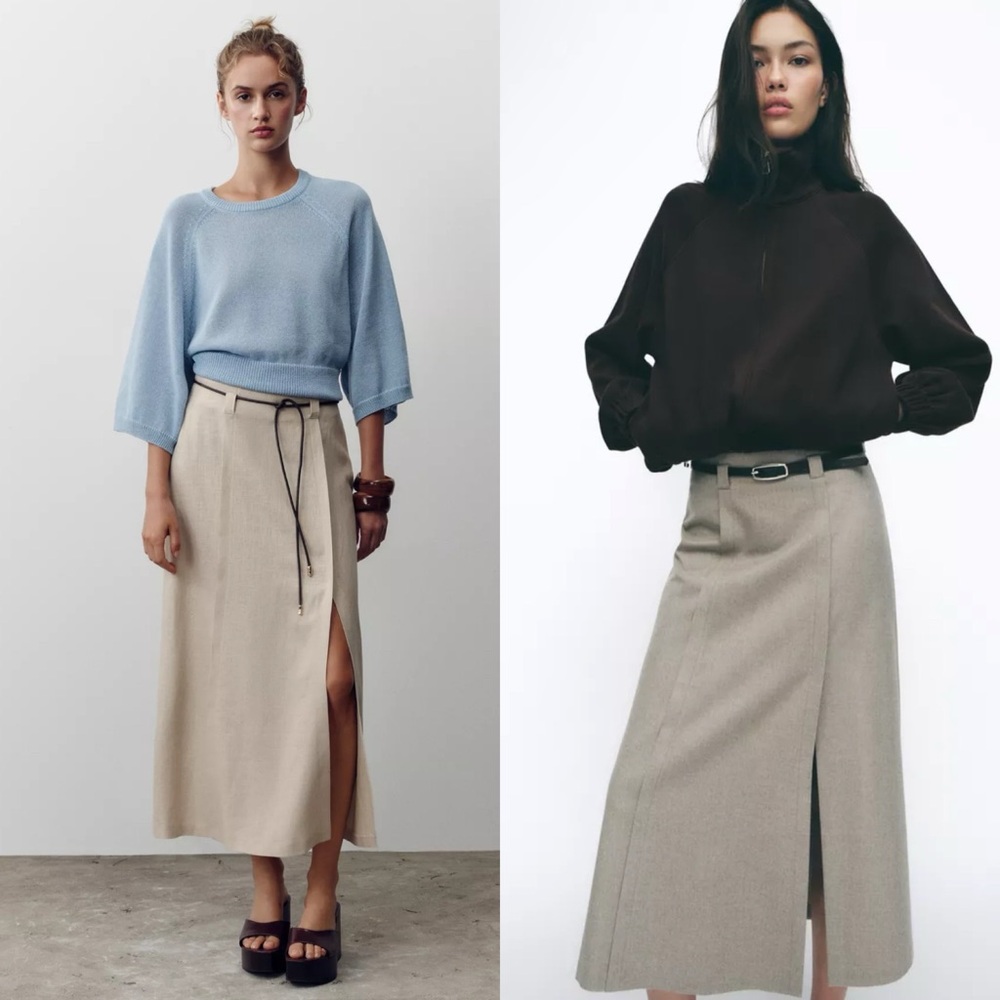 🍂 Zara Pencil Skirt with Belt - NWT 🍂